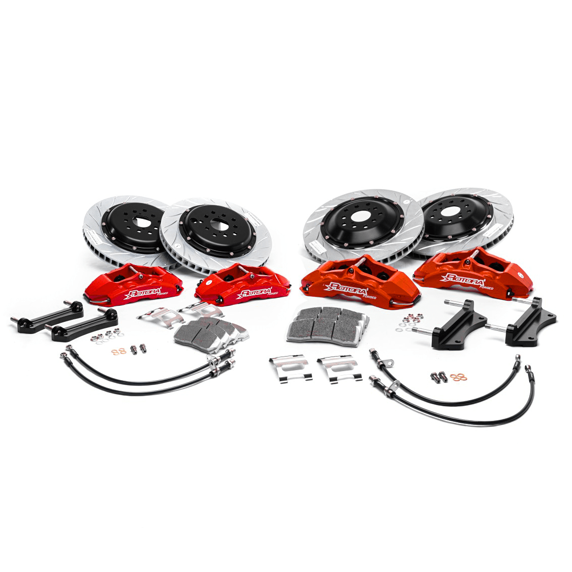 Rotora Big Brake Kit 6/4 Piston Calipers w/ Slotted Rotors
