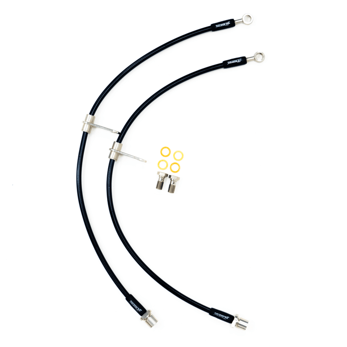 Rotora Stainless Steel Rear Brake Lines w/ Brembo Caliper 2013 - 2024 BRZ / 2013 - 2016 FRS / 2017 - 2021 GT86 - L.47344 - Subimods.com