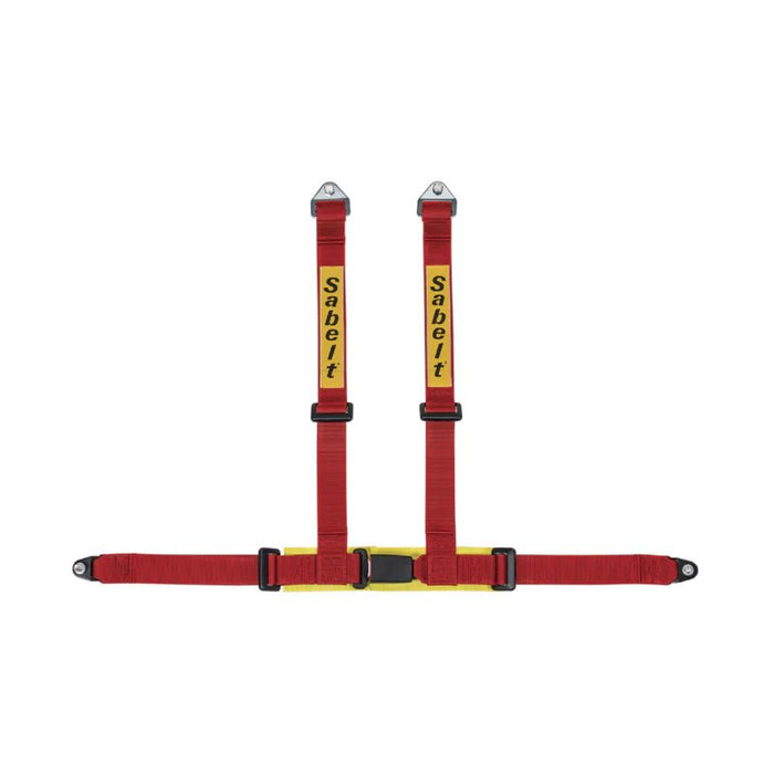Sabelt Clubman Saloon 4 - Point Bolt - On Non - ECE Racing Harness - Red / Black / Blue - CFCC4046 - Subimods.com