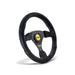 Sabelt Competition Flat Steering Wheel 330mm - Black Suede - RFVO-2010X - Subimods.com