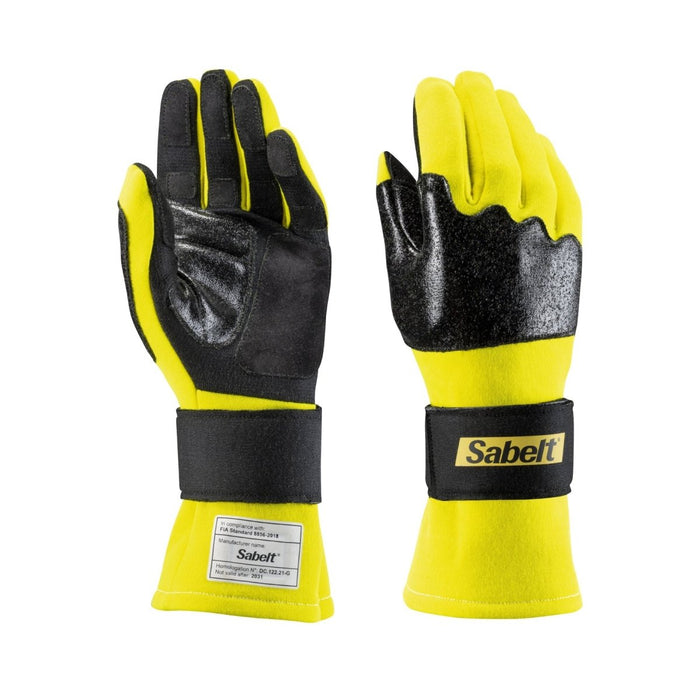 Sabelt Laser TG - 3.1 Mechanic Gloves FIA 8856 - 2018 Suede Leather Palm - RFTG31GFL08 - Subimods.com