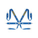 Sabelt Silver Saloon Rally Full 3" Racing Harness FIA 8853 - 2016 - Black / Blue / Red - CFCI4335A633SU2F - Subimods.com