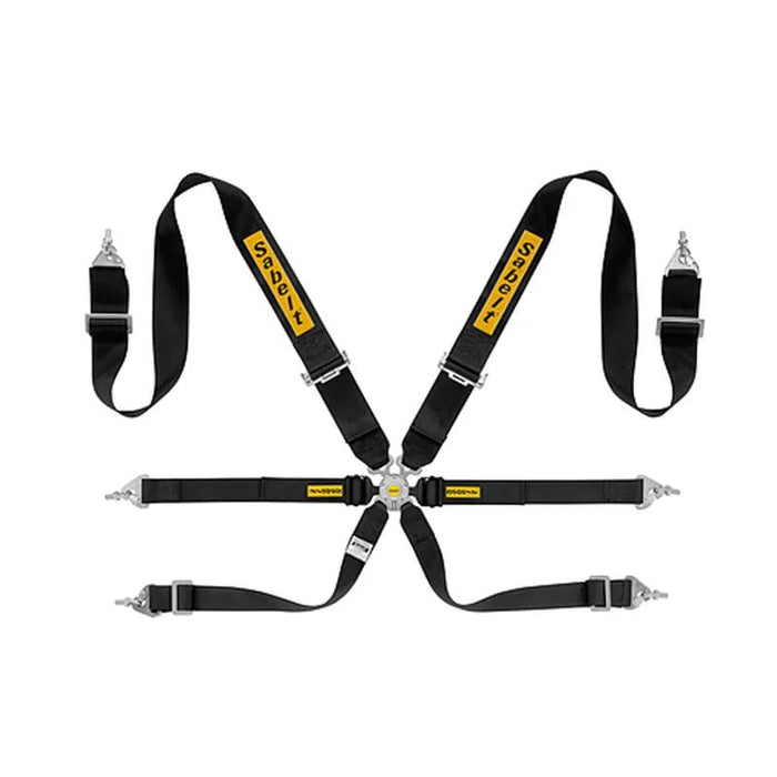 Sabelt Steel Saloon Rally 6 Point 3" x 2" x 2" Racing Harness FIA 8853 - 2016 - CFCI4335S632SD2F - Subimods.com