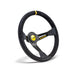 Sabelt Traditional Deep Dish Steering Wheel 350mm - Black Suede Leather - RFVO-2005X - Subimods.com