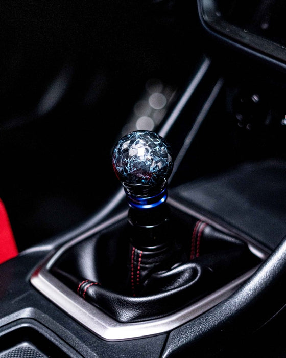 (Scratch and Dent) Compressive Tuning Forged Limited Edition Blue Carbon Fiber Shift Knob Most Subaru Models - FCF - KNB - BL - R4S - B - Subimods.com