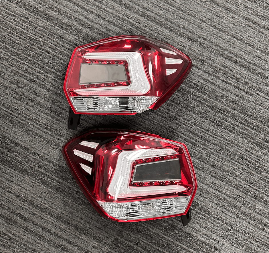 Molded Innovations LED Tail Lights Clear Lens Crosstrek — Subimods.com