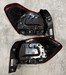 (Scratch and Dent) Molded Innovations LED Tail Lights Clear Lens w/ Red Base & White Bar 2013-2017 Crosstrek / 2012-2016 Impreza Hatch - MI-9233-CR-SAD-1300 - Subimods.com