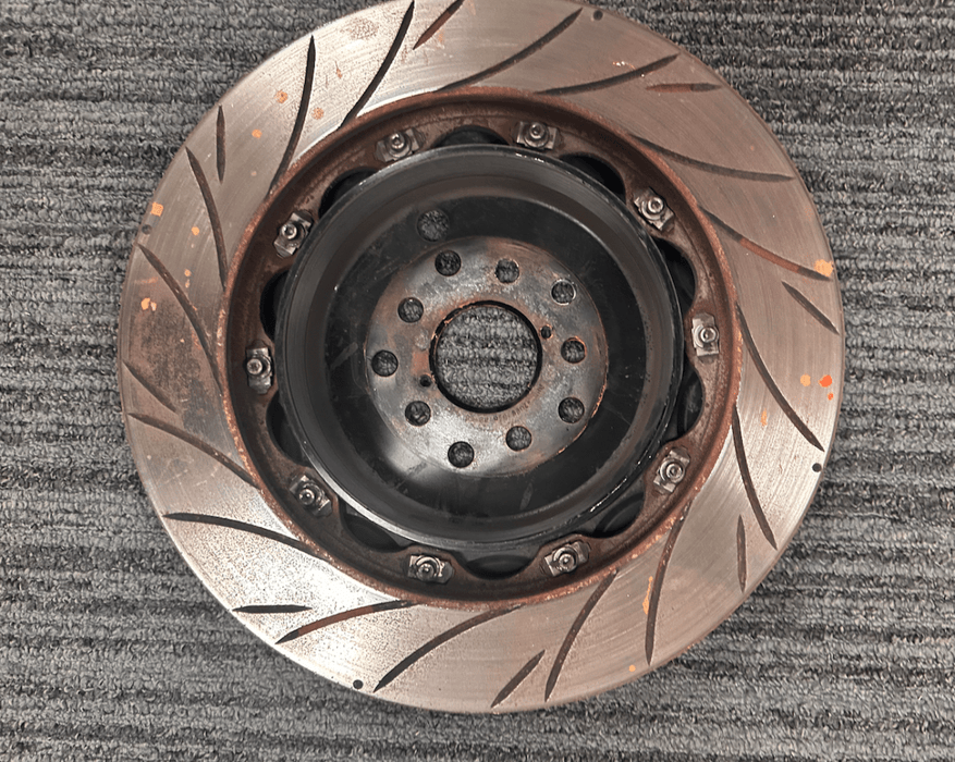 (Scratch and Dent) Rotora Big Brake Kit 6/4 Piston Calipers w/ Slotted Rotors Red 2022 - 2024 WRX w/ Manual E - Brake - ROTORA - KIT - 003RS - SAD - 1289 - Subimods.com