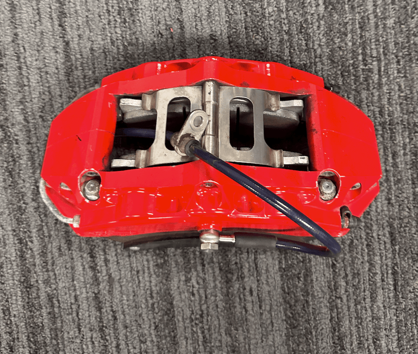 (Scratch and Dent) Rotora Big Brake Kit 6/4 Piston Calipers w/ Slotted Rotors Red 2022 - 2024 WRX w/ Manual E - Brake - ROTORA - KIT - 003RS - SAD - 1289 - Subimods.com