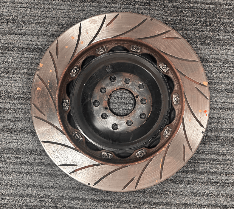 (Scratch and Dent) Rotora Big Brake Kit 6/4 Piston Calipers w/ Slotted Rotors Red 2022 - 2024 WRX w/ Manual E - Brake - ROTORA - KIT - 003RS - SAD - 1289 - Subimods.com