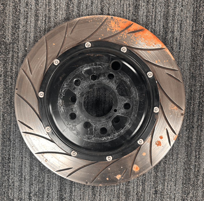 (Scratch and Dent) Rotora Big Brake Kit 6/4 Piston Calipers w/ Slotted Rotors Red 2022 - 2024 WRX w/ Manual E - Brake - ROTORA - KIT - 003RS - SAD - 1289 - Subimods.com