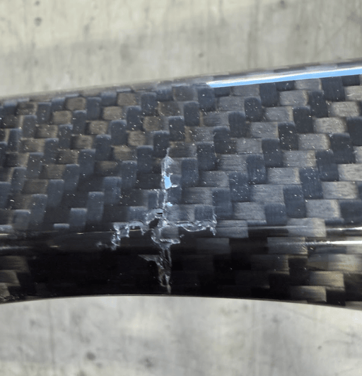 (Scratch and Dent) Subaru OEM Carbon Fiber Rear Trunk Lid Garnish 2022-2026 WRX - J121SVC000-SAD-1365 - Subimods.com