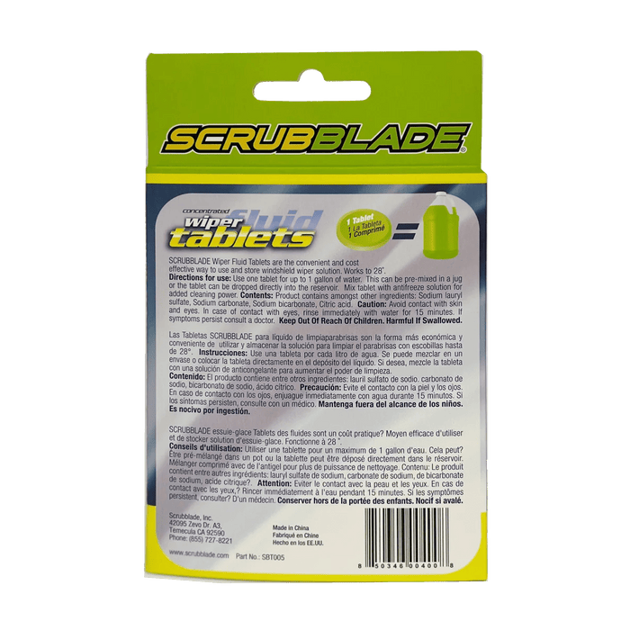 Scrubblade Apple Scented Washer Fluid Tablets - SBT005 - Subimods.com