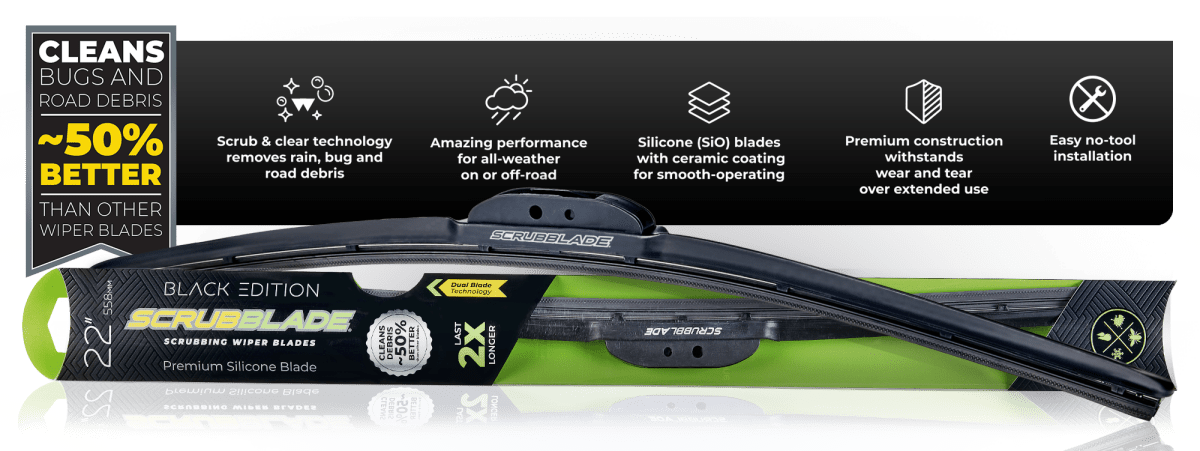 Scrubblade Black Edition Wiper Blade - PB2800 - Subimods.com