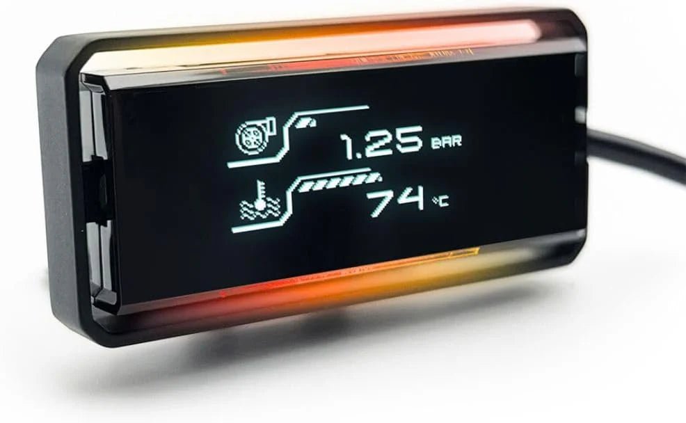 Shadow Meter D - Meter - 2 Multi OBD2 Display Gauge - SWOBDII-DM2-P - Subimods.com