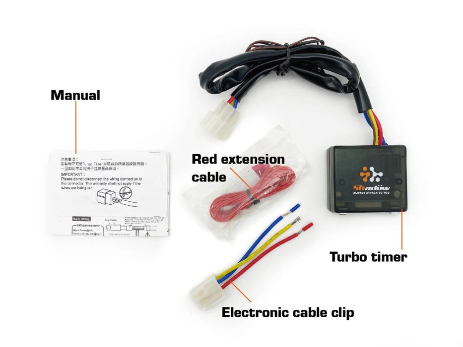 Shadow Meter Turbo Timer - SWTBT - 12V - Subimods.com