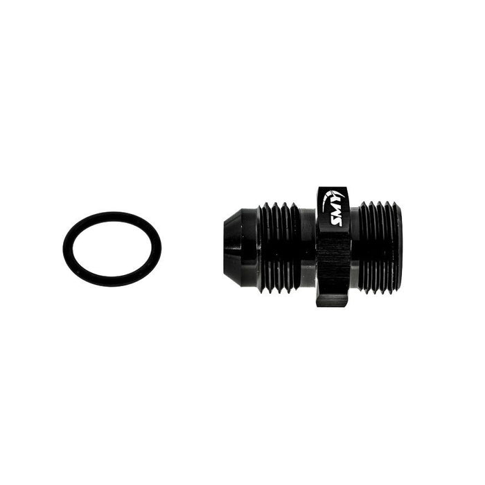 SMY 6an Flare to 6AN Straight Cut w/ O - Ring Adapter Fitting - SMY - 92006006 - Subimods.com