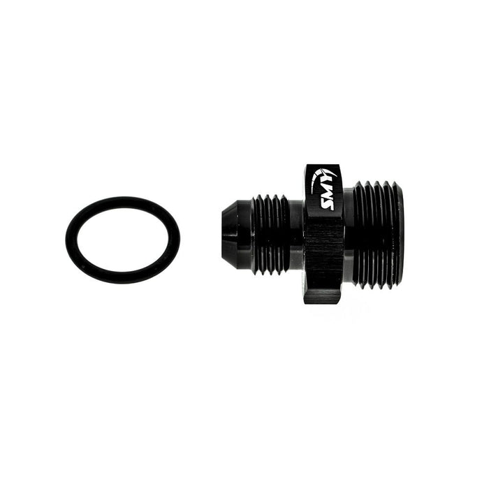 SMY 6AN Flare to 8AN Straight Cut w/ O - Ring Adapter Fitting - SMY - 9200608 - Subimods.com