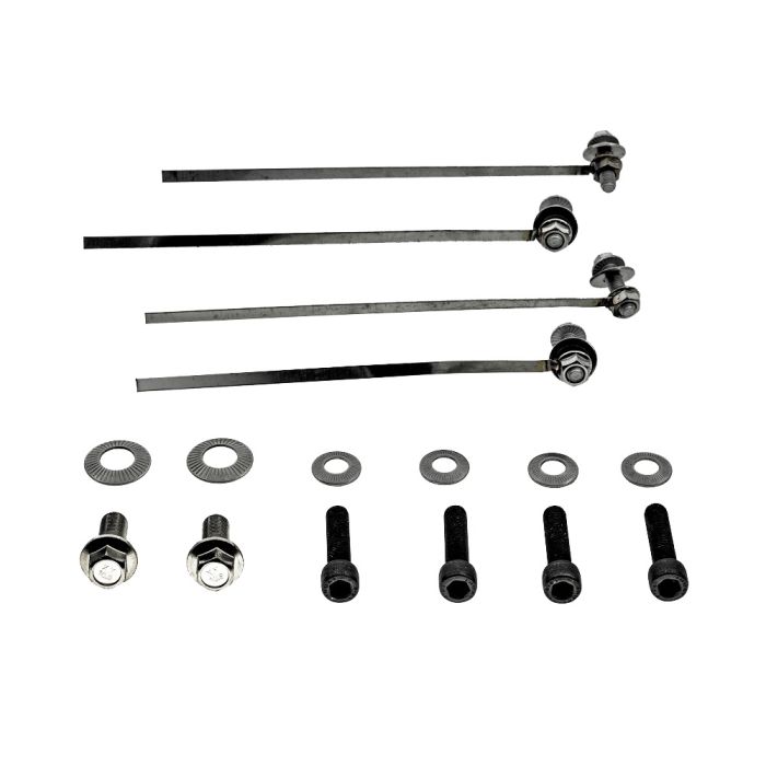 SMY Center Floor Power Brace Kit Wrinkle Black 2008-2021 WRX / 2008-2021 STI - SMY-SUSBK-MIDDLE - Subimods.com