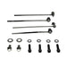 SMY Center Floor Power Brace Kit Wrinkle Black 2008-2021 WRX / 2008-2021 STI - SMY-SUSBK-MIDDLE - Subimods.com