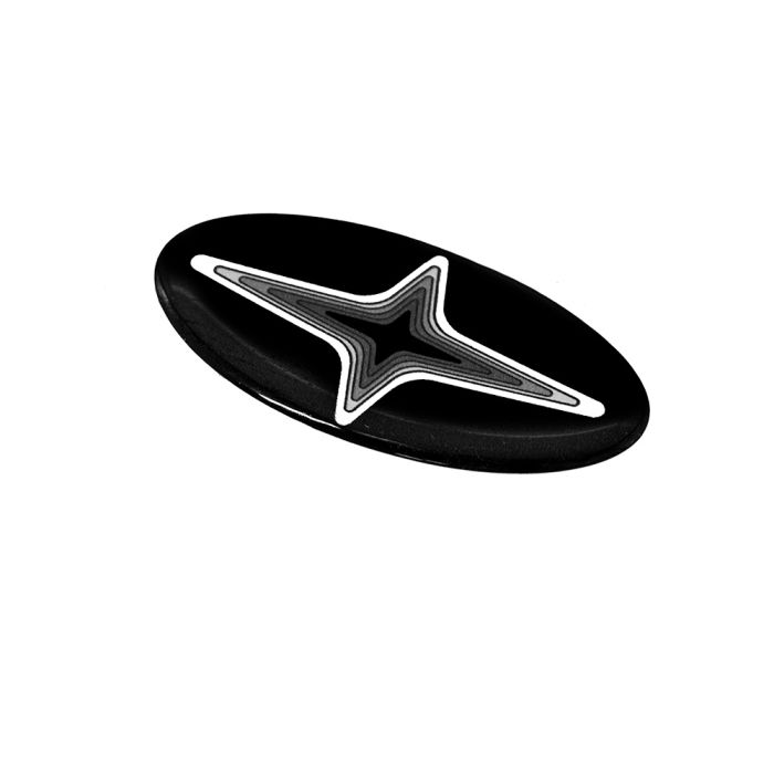SMY Steering Wheel Gel Emblem Concept Design White 2002-2026 WRX / 2004-2021 STI