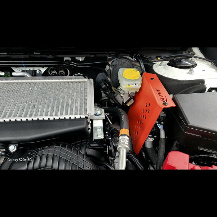 SMY ECU / ECM Cover V2 Wrinkle Red 2022-2026 WRX / 2019-2023 Ascent - SMY-ECM-VBRD - Subimods.com