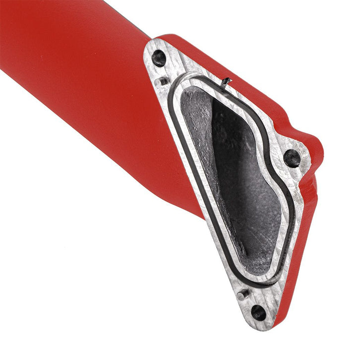 SMY GODZILLA Cast Aluminum Top Mount Intercooler Pipe Red 2022 - 2024 WRX / 2019 - 2024 Ascent / 2019 - 2024 Outback / 2020 - 2024 Legacy XT - SMY - GDZ - VBAL - RD - Subimods.com