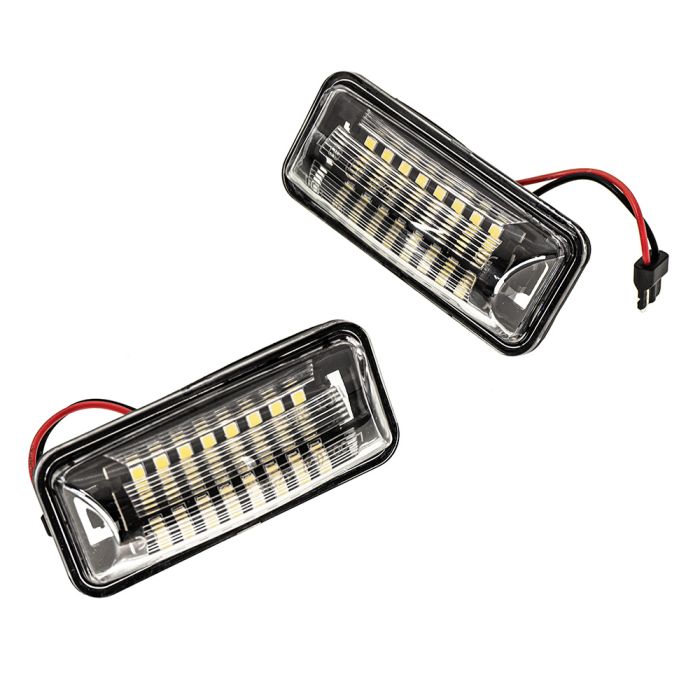 SMY High-Output LED License Plate Lights Most Late Model Subaru Models - SMY-LPL-LED - Subimods.com