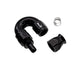 SMY Reusable PTFE Forged Full Flow Hose End 180 Degree 6AN - SMY-X8360618 - Subimods.com