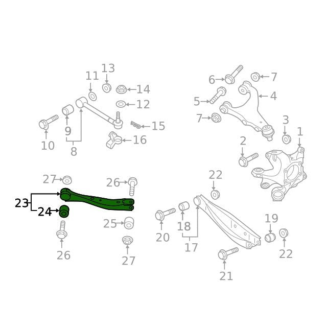 SMY Stealth Heavy Duty Adjustable Trailing Arms 2022 - 2024 WRX - SMY - SUS - TRLVB - Subimods.com