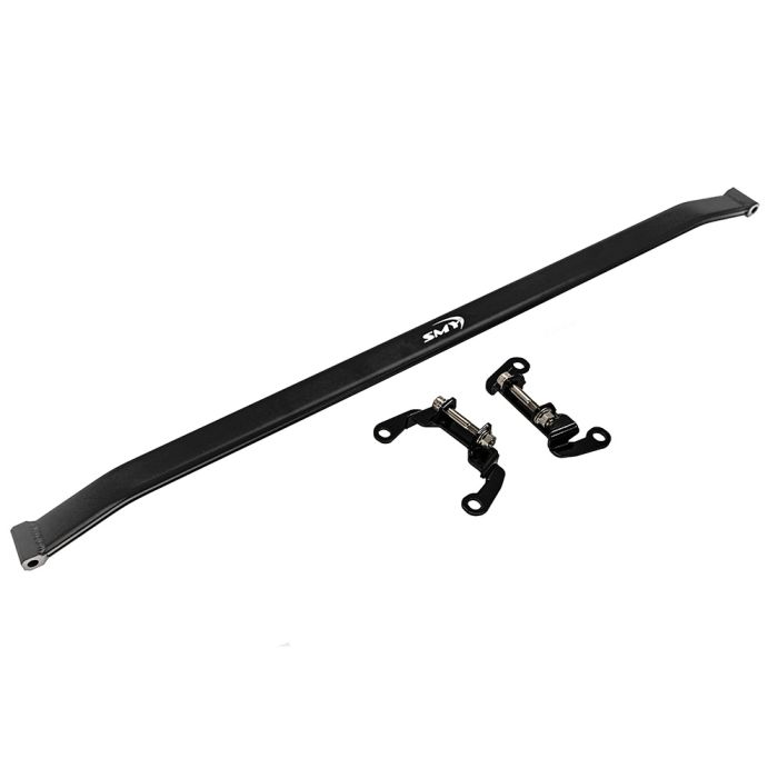 SMY Dual-Form Rear Strut Tower Bar Wrinkle Black 2022-2026 WRX