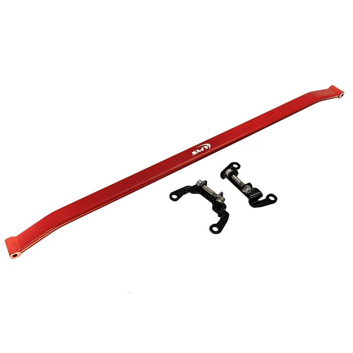 SMY Dual-Form Rear Strut Tower Bar Wrinkle Red 22-24 WRX