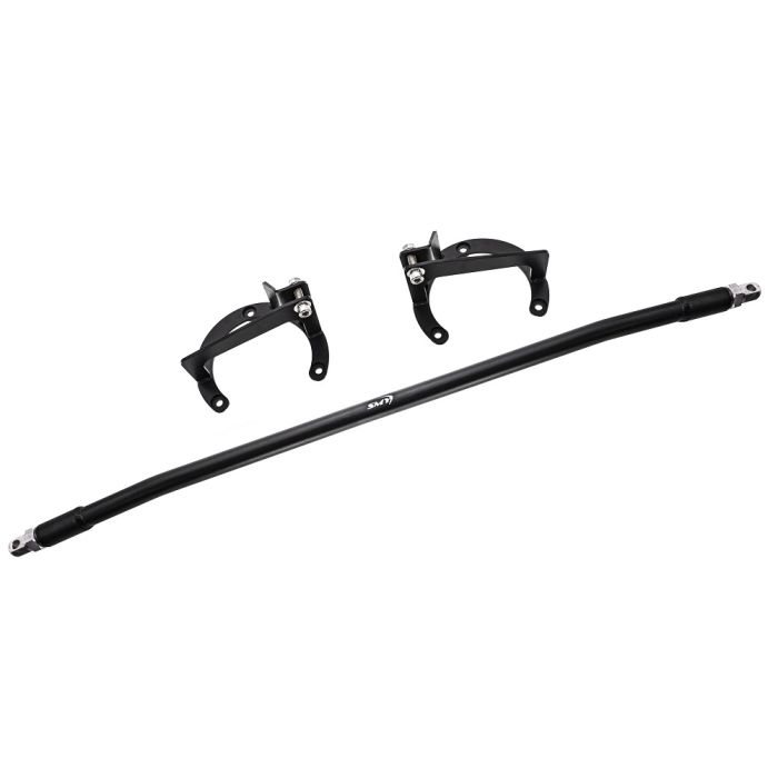 SMY Tallboy Front Strut Tower Brace Wrinkle Black 2015-2021 WRX / 2015-2021 STI - SMY-SUS-TWBVA - Subimods.com
