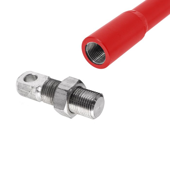 SMY Tallboy Front Strut Tower Brace Wrinkle Red 2015-2021 WRX / 2015-2021 STI - SMY-SUS-TWRVA - Subimods.com