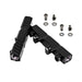 SMY Top Feed Aluminum Fuel Rails Gloss Black 2002 - 2014 WRX / 2007 - 2021 STI / 2008 - 2012 LGT / 2006 - 2013 FXT - SMY - FRL - BK - Subimods.com