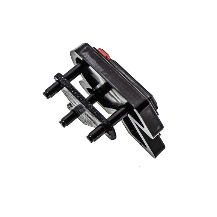 SMY TR Tuner Ready Front Badge Black / Red 2022 - 2025 WRX - SMY - EMB - TR2F - Subimods.com