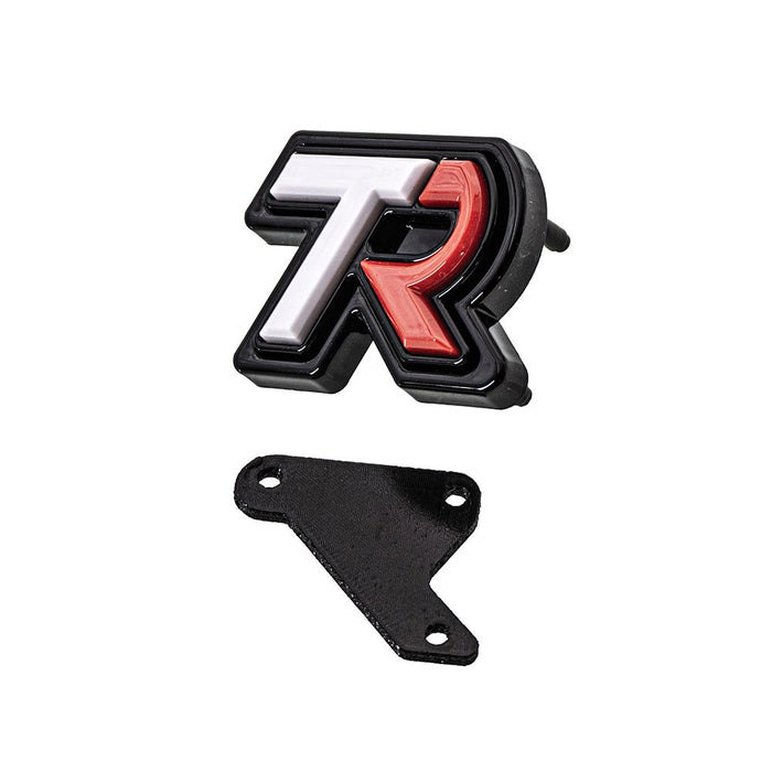 SMY TR Tuner Ready Front Badge White / Red 2022 - 2025 WRX - SMY - EMB - TRF - Subimods.com
