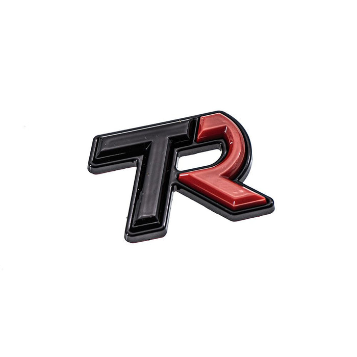 SMY TR Tuner Ready Trunk Badge Black / Red 2022 - 2025 WRX - SMY - EMB - TR2 - Subimods.com