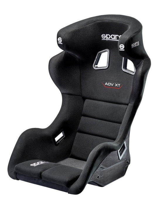 Sparco ADV XT Fixed Back Racing Seat Black w/ Carbon Fiber Shell - 008002ZNR - Subimods.com