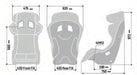 Sparco ADV XT Fixed Back Racing Seat Black w/ Carbon Fiber Shell - 008002ZNR - Subimods.com