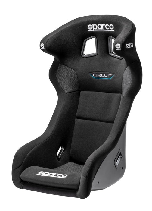 Sparco Circuit QRT Fixed Back Racing Seat Black - 008019RNR - Subimods.com