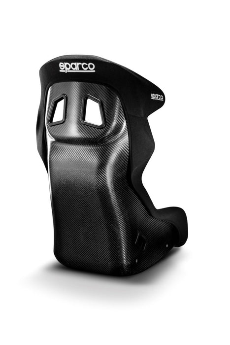 Sparco Circuit QRT Fixed Back Racing Seat Black w/ Carbon Fiber Shell - 008019ZNR - Subimods.com