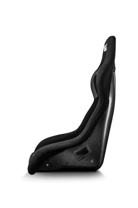 Sparco Evo Carbon Fixed Back Racing Seat Black w/ Carbon Fiber Shell - 008007ZNR - Subimods.com