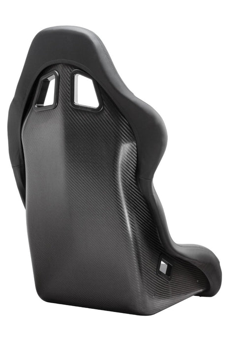Sparco Evo QRT Performance Fixed Back Racing Seat Black w/ Carbon Fiber Shell - 008007ZPNR - Subimods.com