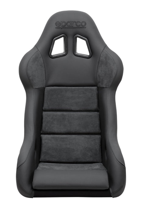 Sparco Evo QRT Performance Fixed Back Racing Seat Black w/ Carbon Fiber Shell - 008007ZPNR - Subimods.com