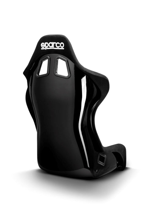 Sparco Grid Q Fixed Back Racing Seat Black Vinyl - 008009RNRSKY - Subimods.com