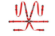 Sparco Harness Set COMP H - 2 PD 6 Point Bolt In Red - BRN0002B0R0100N - Subimods.com