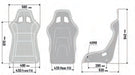 Sparco QRT - C Performance Fixed Back Racing Seat Black w/ Black Stitch, and Carbon Fiber Shell - 008025ZNRNR - Subimods.com
