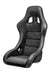 Sparco QRT - C Performance Fixed Back Racing Seat Black w/ Gray Stitch, and Carbon Fiber Shell - 008025ZNRGR - Subimods.com