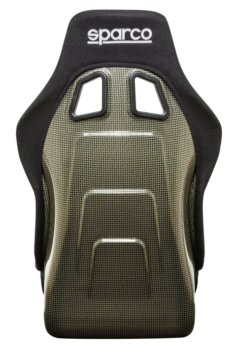 Sparco QRT - K Fixed Back Racing Seat Black w/ Carbon Kevlar Shell - 008027ZNR - Subimods.com
